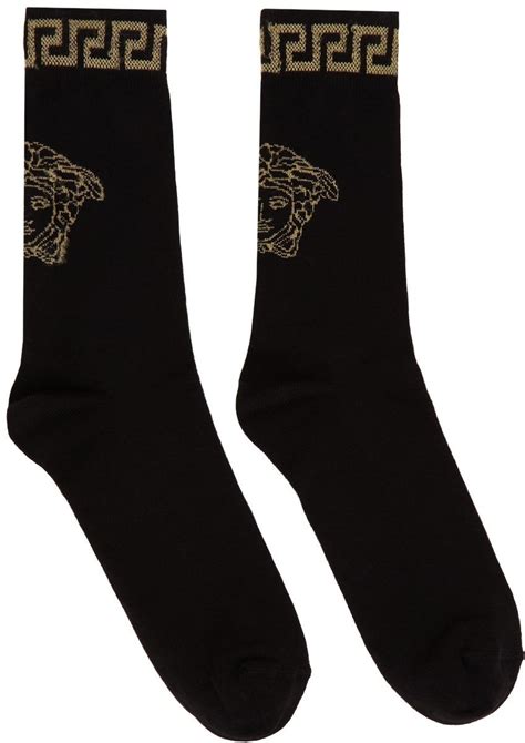 versace socks sneaker|Versace socks black and gold.